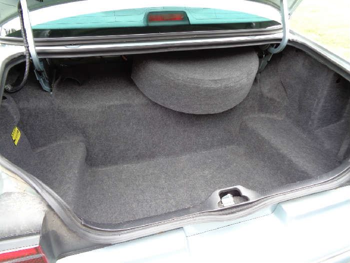 Spotless trunk & spare cover