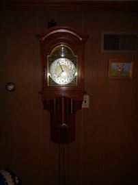 Beautiful wall chime clock. Temus Fugit