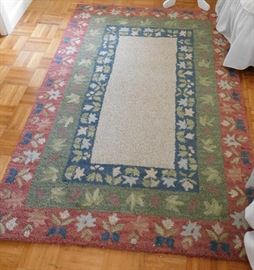 #17                                                                                  Indian Provincial Rug
3'8" X 5'7.5"                                                                      
$120