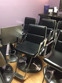 Six gently used Belvedeer Salon Chairs. $75/each