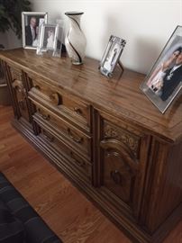 Buffet, pecan, Finished but in some areas finish is dry and is coming up. ASKING $125