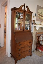 Mahogany secretary desk
