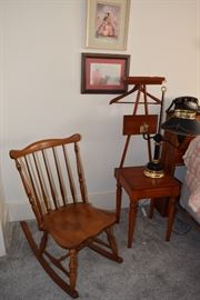 Antique Rocker gentlemens chair