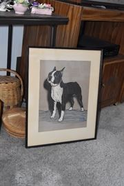 Dog art work by Gladys Emerson Cook