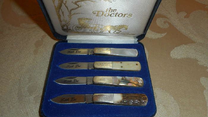 Vintage "Little Docs" Knife Set