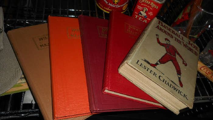 Antique Who's Who in Major League Baseball Books