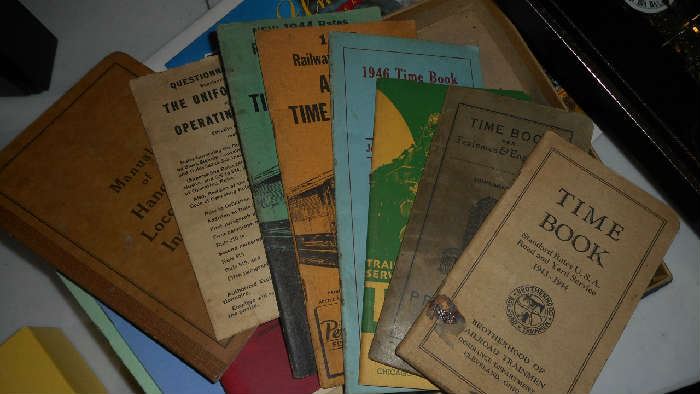 Vintage Railroad Books