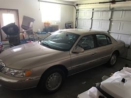 1998 Lincoln Continental with 62984 miles, car will be available for viewing during sale hours- we will be accepting sealed offers for the family! Vin No# 1lnf97v8wx740843 - more photos will be added