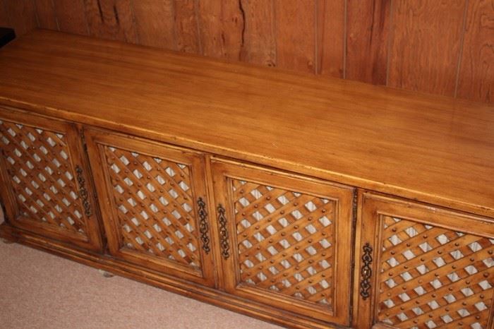 Long Wood Cabinets