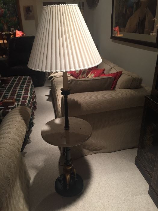 Vintage Marble Floor Lamp