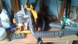 Back pack leaf blower