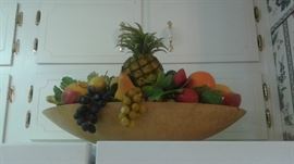 wooden bowl, perfect for making biscuits 