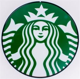 Lot 377 - Advertising Starbucks Coffee Illuminated Sign