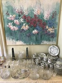 Crystal & China for 12 ~ Beautiful painting