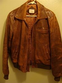 Fabulous custom leather jacket-small