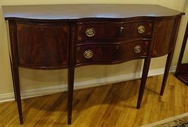 Beautiful mahogany buffet with exquisite inlay-made by 