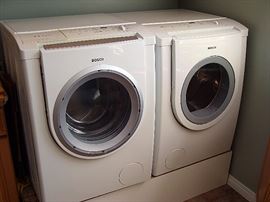 Beautiful washer and dryer set by Bosch!! THESE HAVE BEEN REMOVED!