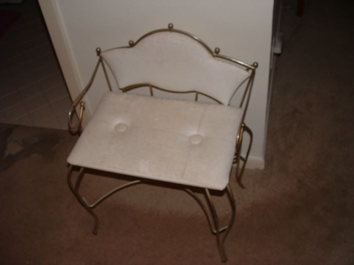vintage vanity stool