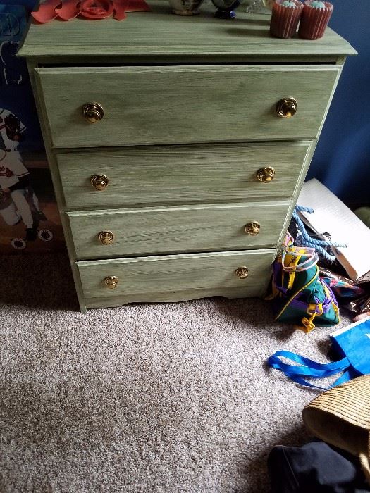 Chest with Matching Bed, Dresser