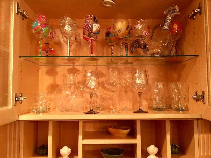 Novel and Artistic Wine Glasses, Fine Glasswares, Kitchen Knick-Knacks