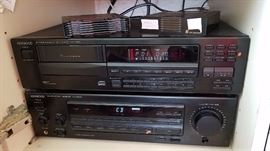 Kenwood Multi-CD Player & Kenwood Receiver