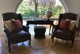 The two recliners are sold. There is one left.