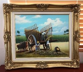 Art by Cuban painter, Julio Carballosa.