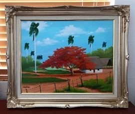 Art by Cuban painter, Julio Carballosa.