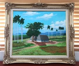 Art by Cuban painter, Julio Carballosa.