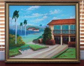 Art by Cuban painter, Julio Carballosa.