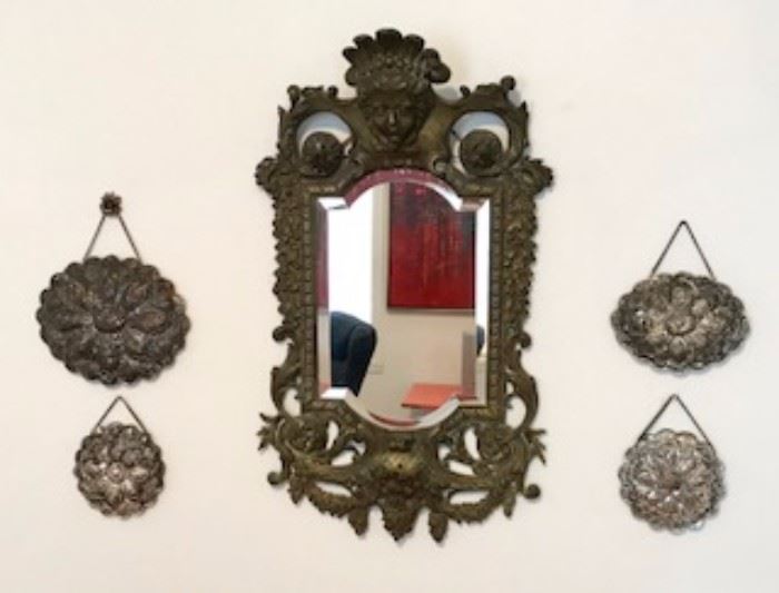 Mirror and Decorative Wall Hangings