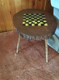 Hand Crafted Stool Chess Set