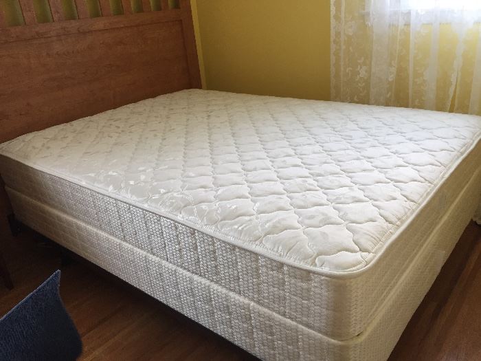 Full size mattress set - sold separately from headboard