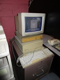 Apple ii computer with Tertris
