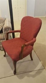 $45  Wood arm chair