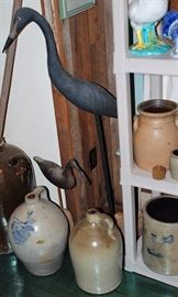 Pottery, Crocks, Jugs