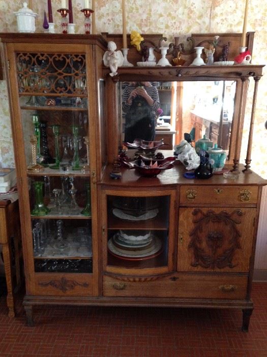 Victorian cabinet and buffet