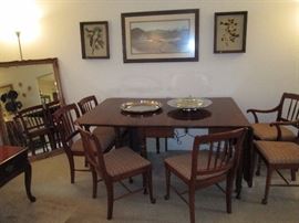 Wonderful Cherry Table and 6