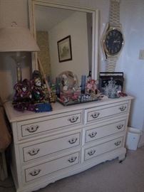 Dresser with mirror