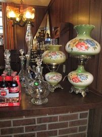 Gone with the wind style lamps.