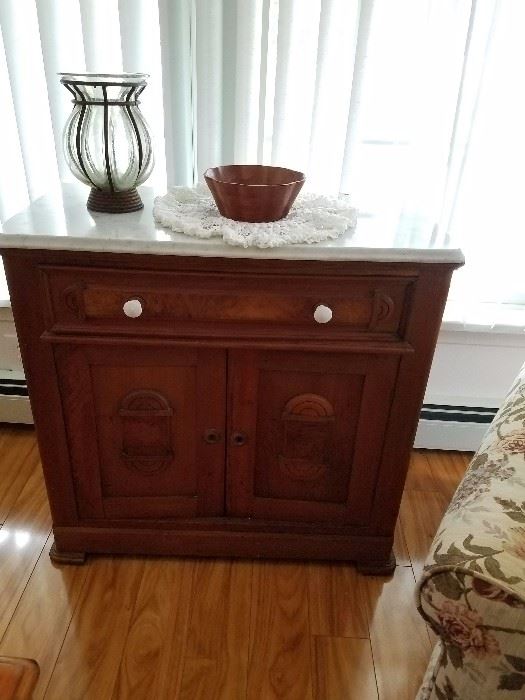 marble top washstand