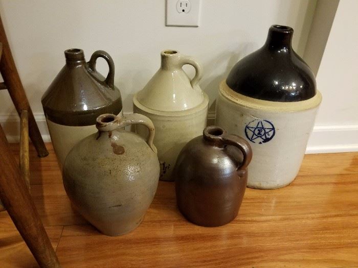 jugs, pitchers, ovoid, beehive