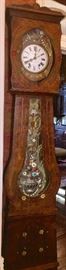 18th c. French Guerineu a Coulonges grandfather clock