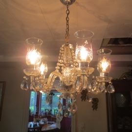 VINTAGE CHANDELIERS TO CHOOSE FROM
