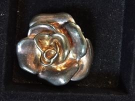 Sterling silver pin 1/2 off