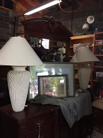 Lamps, art dresser 1/2 off