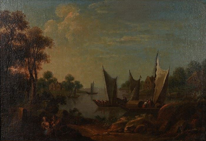 18th Century Old Master Oil on Canvas Painting