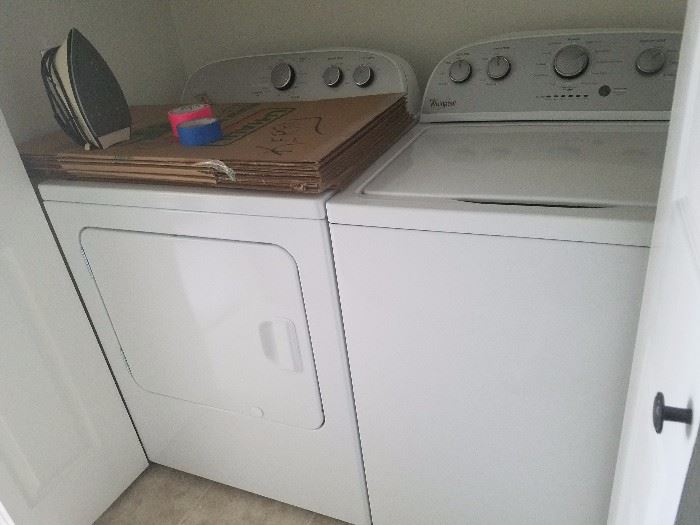 New Whirlpool, with receipts and warranties. Large capacity, just paid $1,200, would like $600 or best offer.