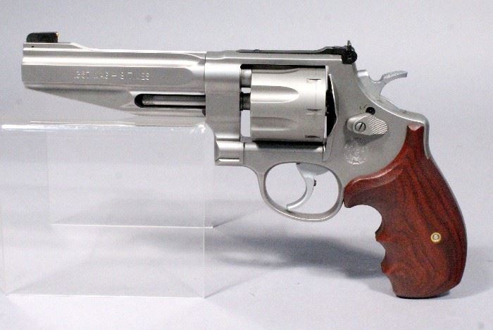 Smith & Wesson Model 627-5 Performance Center Revolver, SN#BCF3611, .357 Mag, 8 Shot, 5" BBL, Single / Double Action, New, Includes Allen Soft Case & Original Box