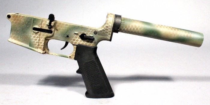 SMI SMI-15 AR-15 Serracoat Aluminum Billet Lower Pistol Grip Receiver, Multi Cal, SN# SMI-A00510